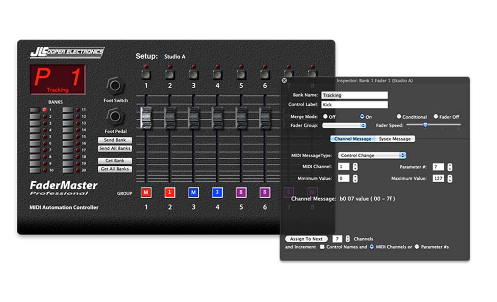 JL Cooper FaderMaster Pro MIDI Automation Controller